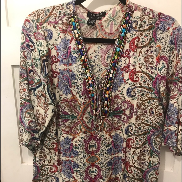 Multi coloured tunic - Picture 1 of 3